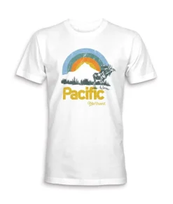 Clearance Nayked Apparel Men'S Ridiculously Soft Midweight Graphic Tee | Pacific Northwest