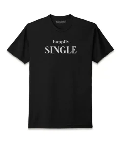 Sale Nayked Apparel Men'S Ridiculously Soft Midweight Graphic T-Shirt | Happily Single