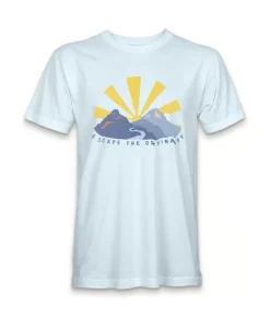 Clearance Nayked Apparel Men'S Ridiculously Soft Midweight Graphic Tee | Escape The Ordinary