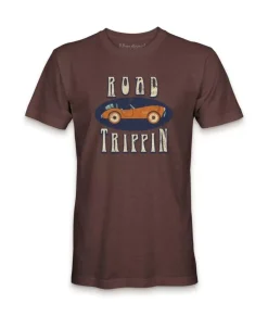 Outlet Nayked Apparel Men'S Ridiculously Soft Midweight Graphic Tee | Road Trippin