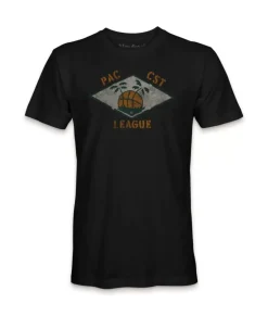 Best Nayked Apparel Men'S Ridiculously Soft Midweight Graphic Tee | Pacific Coast League