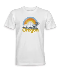Discount Nayked Apparel Men'S Ridiculously Soft Midweight Graphic Tee | Oregon
