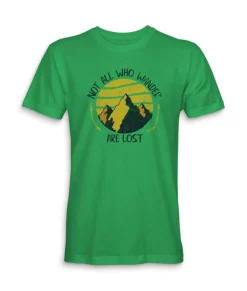 Online Nayked Apparel Men'S Ridiculously Soft Midweight Graphic Tee | Not All Who Wander Are Lost