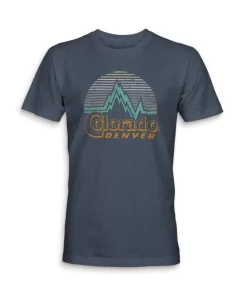 Clearance Nayked Apparel Men'S Ridiculously Soft Midweight Graphic Tee | Denver Colorado