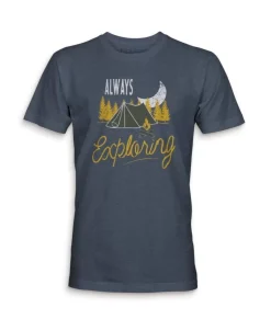 Fashion Nayked Apparel Men'S Ridiculously Soft Midweight Graphic Tee | Always Exploring