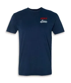 Hot Nayked Apparel Men'S Ridiculously Soft Midweight Sueded Graphic Tee | American Motorcycles