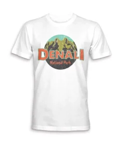 Outlet Nayked Apparel Men'S Ridiculously Soft Midweight Graphic Tee | Denali National Park