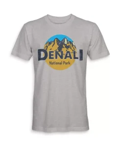 Outlet Nayked Apparel Men'S Ridiculously Soft Midweight Graphic Tee | Denali National Park