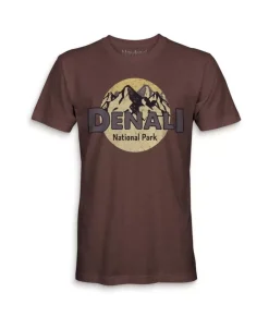 Outlet Nayked Apparel Men'S Ridiculously Soft Midweight Graphic Tee | Denali National Park