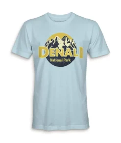 Outlet Nayked Apparel Men'S Ridiculously Soft Midweight Graphic Tee | Denali National Park