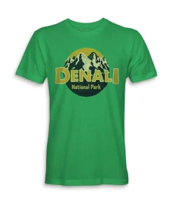 Outlet Nayked Apparel Men'S Ridiculously Soft Midweight Graphic Tee | Denali National Park