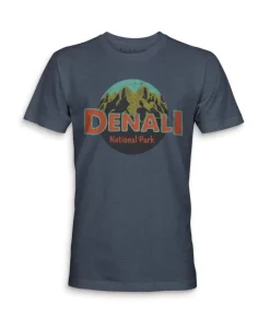 Outlet Nayked Apparel Men'S Ridiculously Soft Midweight Graphic Tee | Denali National Park