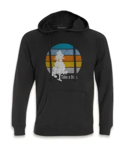 Discount Nayked Apparel Men'S Ridiculously Soft Midweight Raglan Hooded Graphic Sweatshirt | Take A Hike