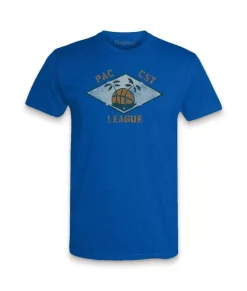 Clearance Nayked Apparel Men'S Ridiculously Soft Midweight Graphic Tee | Pacific Coast League