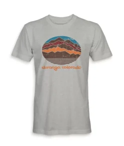 Discount Nayked Apparel Men'S Ridiculously Soft Midweight Graphic Tee | Durango Colorado