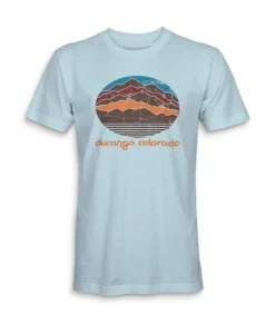 Discount Nayked Apparel Men'S Ridiculously Soft Midweight Graphic Tee | Durango Colorado