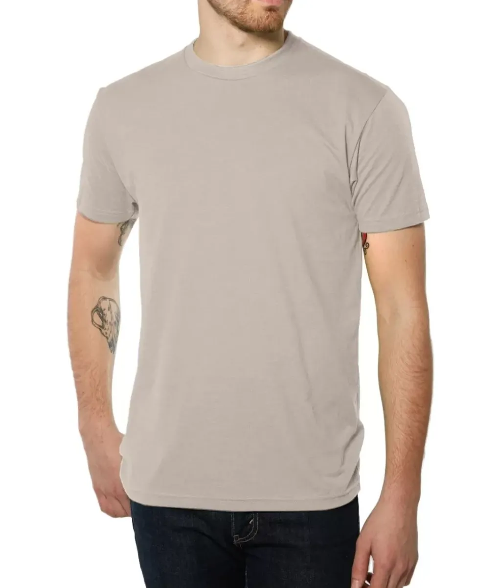 Sale Nayked Apparel Men'S Ridiculously Soft Midweight Crew T-Shirt | Classic