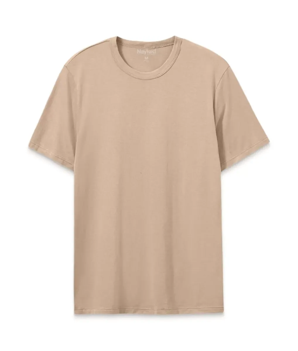 Best Nayked Apparel Men'S Ridiculously Soft Modal Recycled Short Sleeve T-Shirt