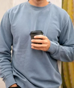 Clearance Nayked Apparel Men'S Ridiculously Soft Pigment-Dyed Sweatshirt