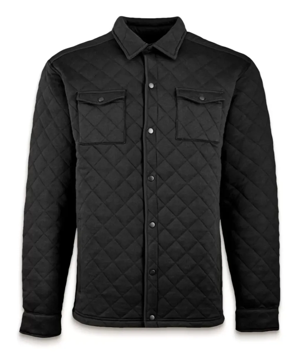 Best Nayked Apparel Men'S Ridiculously Soft Quilted Shirt Jacket