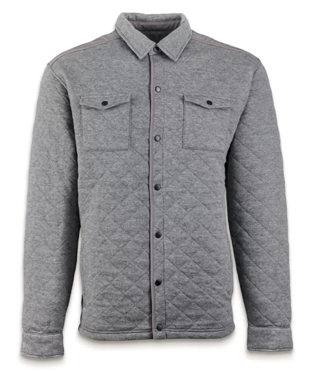 Best Nayked Apparel Men'S Ridiculously Soft Quilted Shirt Jacket