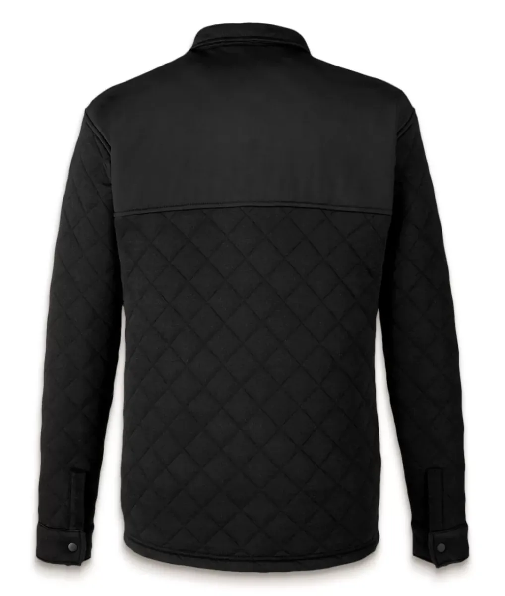 New Nayked Apparel Men'S Ridiculously Soft Quilted Shirt Jacket