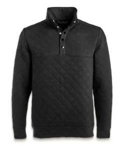 Fashion Nayked Apparel Men'S Ridiculously Soft Quilted Snap Pullover