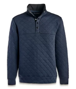 Sale Nayked Apparel Men'S Ridiculously Soft Quilted Snap Pullover