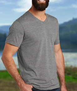 Sale Nayked Apparel Men'S Ridiculously Soft Recycled Lightweight V-Neck T-Shirt