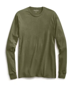 Best Nayked Apparel Men'S Ridiculously Soft Recycled Lightweight Long Sleeve T-Shirt