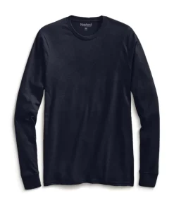 New Nayked Apparel Men'S Ridiculously Soft Recycled Lightweight Long Sleeve T-Shirt