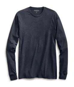 New Nayked Apparel Men'S Ridiculously Soft Recycled Lightweight Long Sleeve T-Shirt