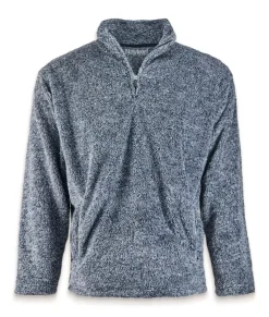 Online Nayked Apparel Men'S Ridiculously Soft Shag Sherpa Quarter-Zip Pullover