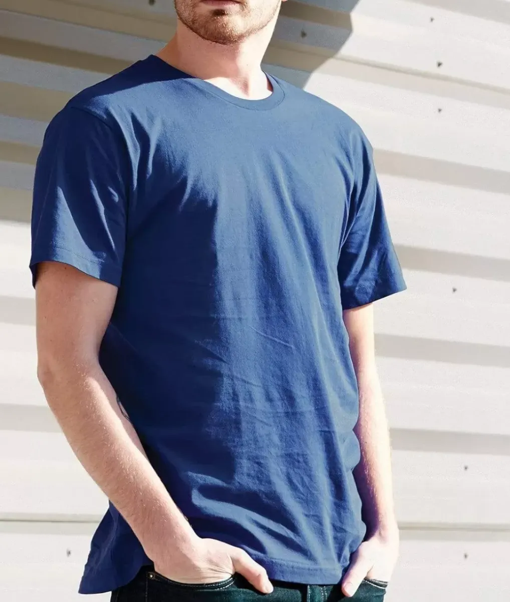 Online Nayked Apparel Men'S Ridiculously Soft Short Sleeve Crew Neck 100% Cotton T-Shirt | Classic