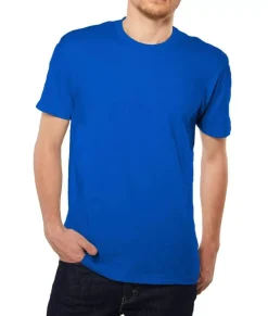 Online Nayked Apparel Men'S Ridiculously Soft Short Sleeve Crew Neck 100% Cotton T-Shirt | Classic