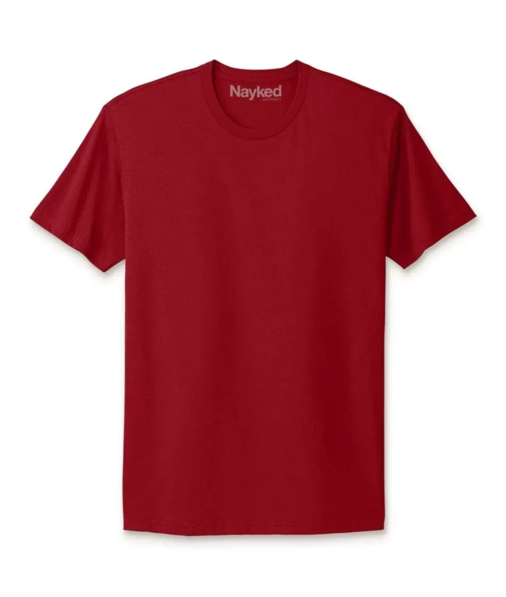 Hot Nayked Apparel Men'S Ridiculously Soft Short Sleeve Crew Neck 100% Cotton T-Shirt | New Arrival Colors