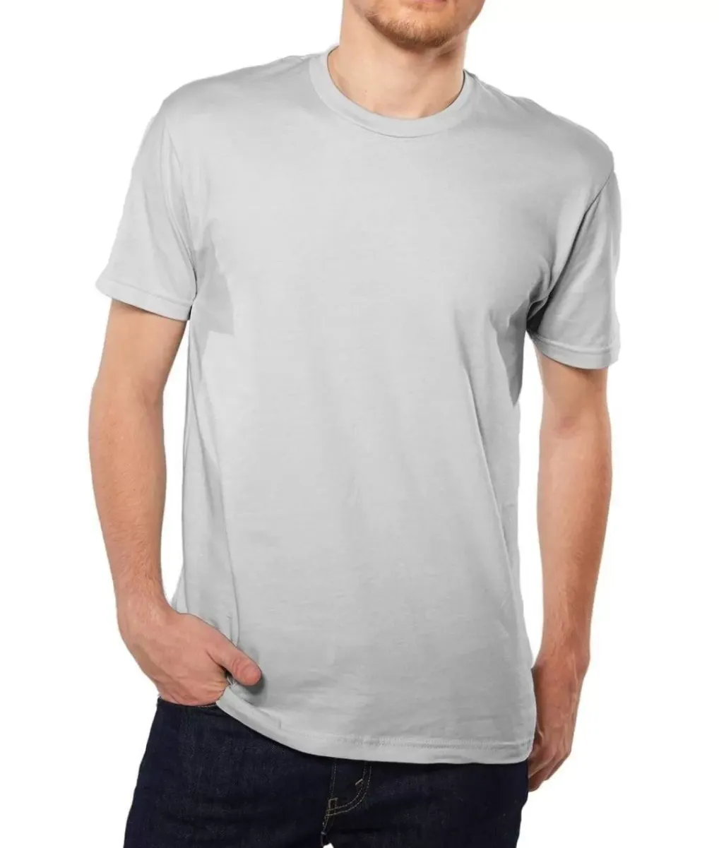 New Nayked Apparel Men'S Ridiculously Soft Short Sleeve Crew Neck 100% Cotton T-Shirt | Classic