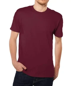 New Nayked Apparel Men'S Ridiculously Soft Short Sleeve Crew Neck 100% Cotton T-Shirt | Classic