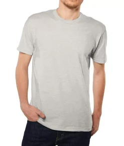 New Nayked Apparel Men'S Ridiculously Soft Short Sleeve Crew Neck 100% Cotton T-Shirt | Classic