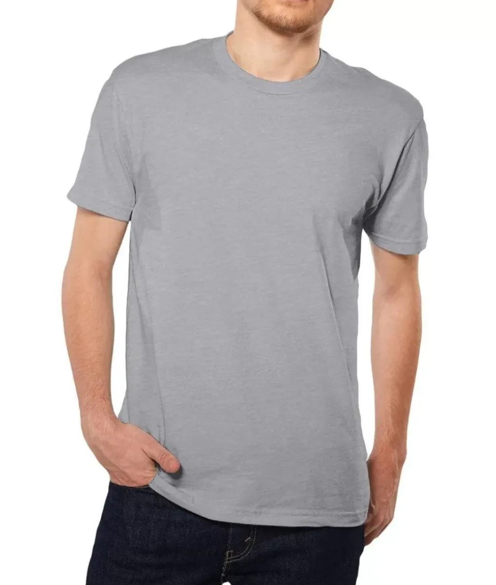 New Nayked Apparel Men'S Ridiculously Soft Short Sleeve Crew Neck 100% Cotton T-Shirt | Classic