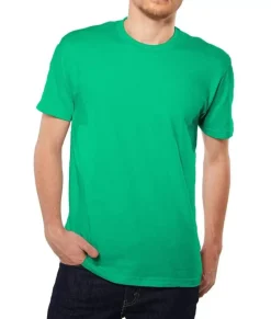 New Nayked Apparel Men'S Ridiculously Soft Short Sleeve Crew Neck 100% Cotton T-Shirt | Classic