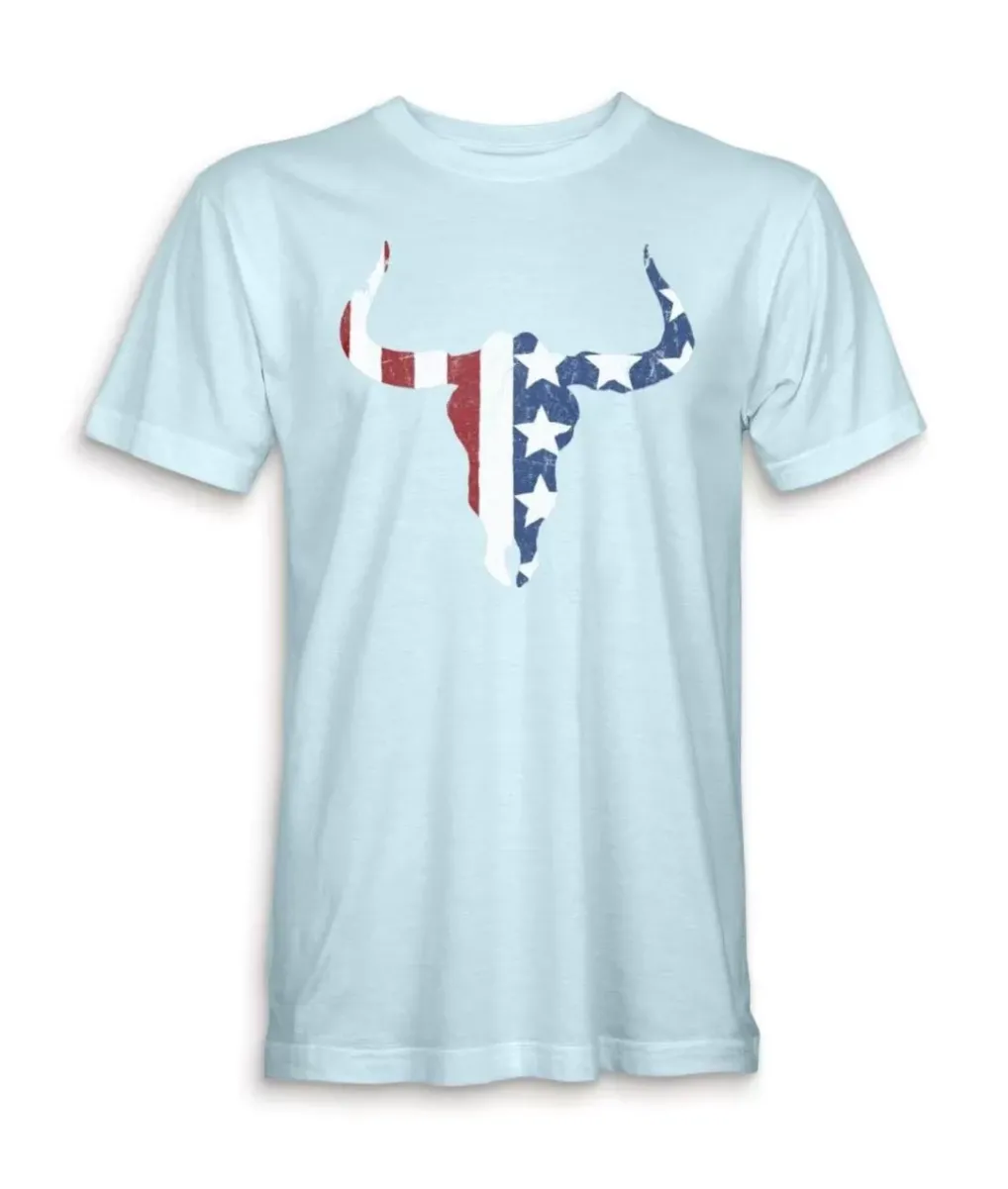 Clearance Nayked Apparel Men'S Ridiculously Soft Sueded Graphic Tee | Bull