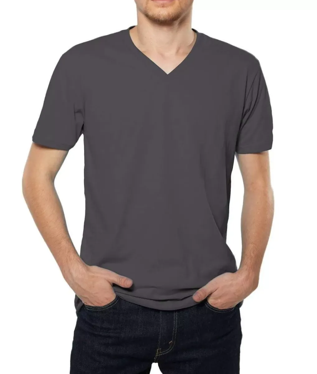 Sale Nayked Apparel Men'S Ridiculously Soft Sueded V-Neck