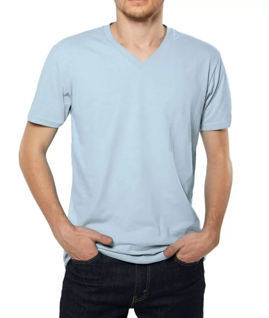 Discount Nayked Apparel Men'S Ridiculously Soft Sueded V-Neck