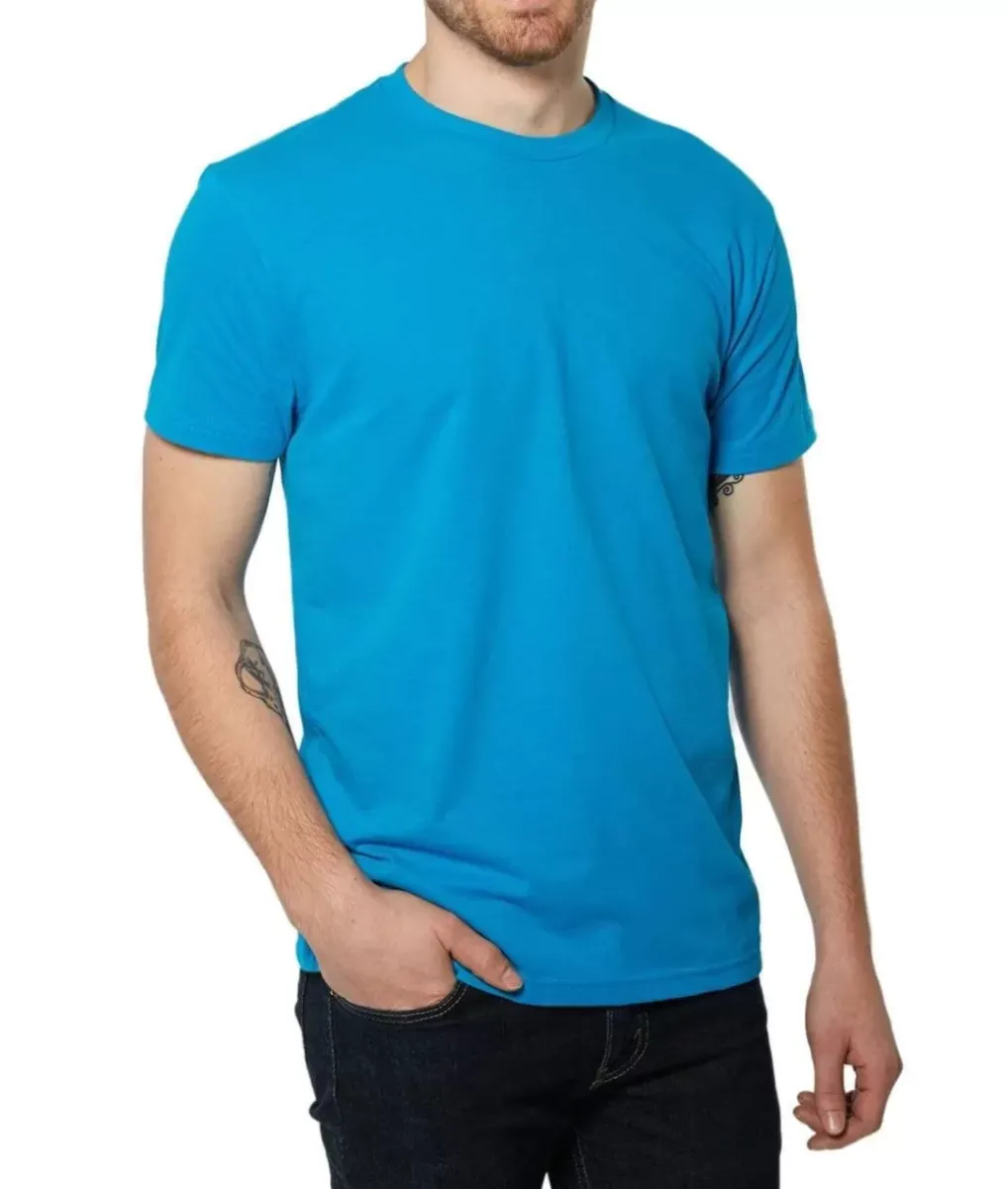 Outlet Nayked Apparel Men'S Ridiculously Soft Sueded Crew T-Shirt | Classic