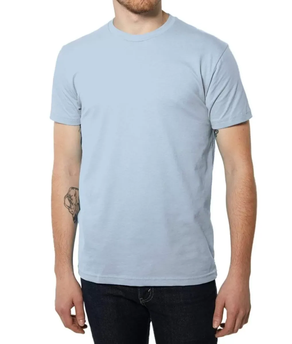 Outlet Nayked Apparel Men'S Ridiculously Soft Sueded Crew T-Shirt | Classic