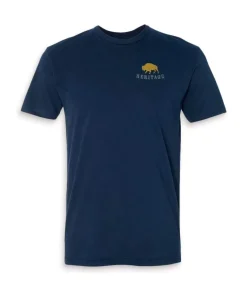 Clearance Nayked Apparel Men'S Ridiculously Soft Sueded Graphic Tee | Wild Buffalo