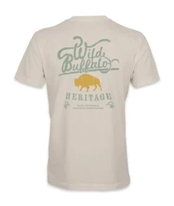 Clearance Nayked Apparel Men'S Ridiculously Soft Sueded Graphic Tee | Wild Buffalo