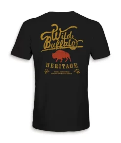 Clearance Nayked Apparel Men'S Ridiculously Soft Sueded Graphic Tee | Wild Buffalo