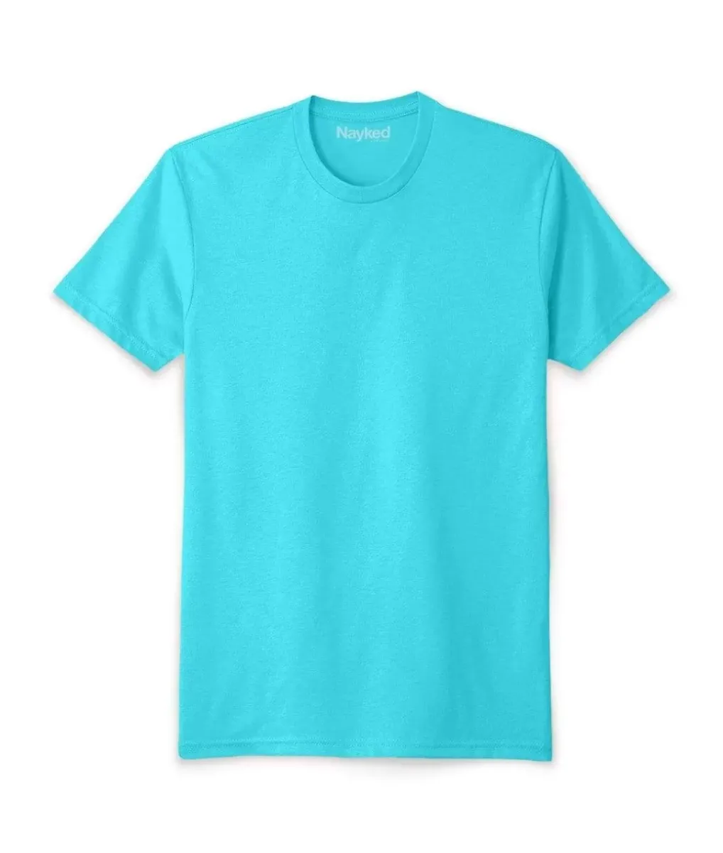 Fashion Nayked Apparel Men'S Ridiculously Soft Sueded Crew T-Shirt | New Arrival Colors